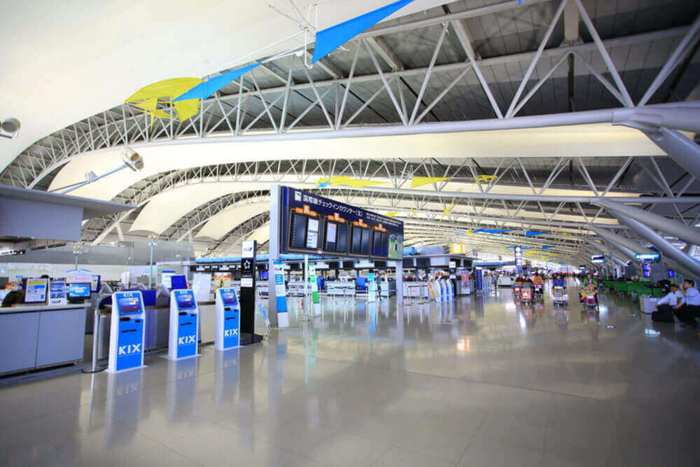 Kansai Airport in Osaka, Japan = Shutterstock