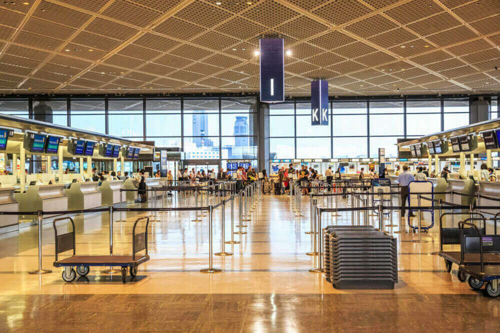 Narita Airport In Chiba Prefecture, Japan = Shutterstock