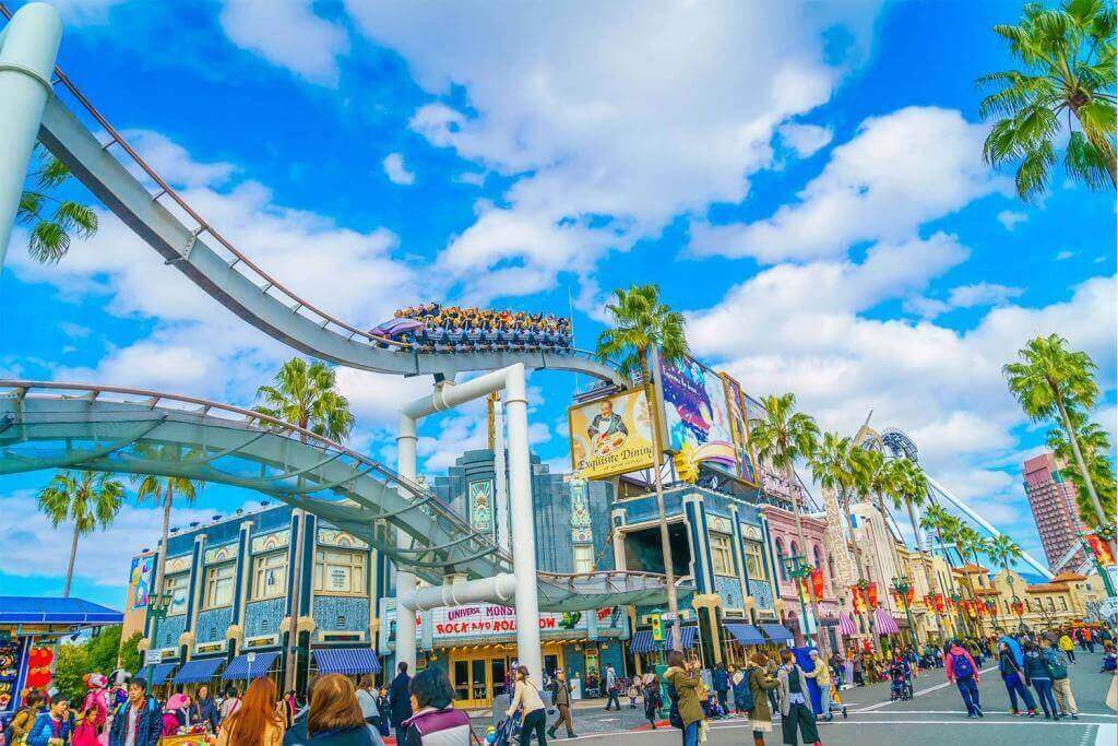 Universal Studios Japan with various attractions, Osaka,Japan = Shutterstock