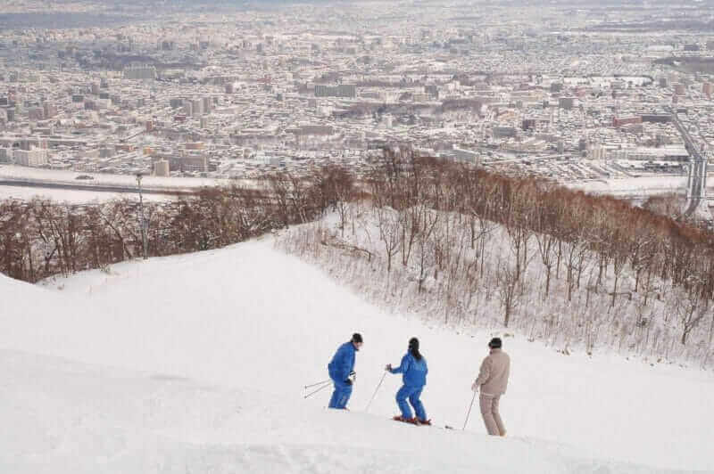 At Mt. Moiwa you can also enjoy skiing, Sapppro, Hokkaido