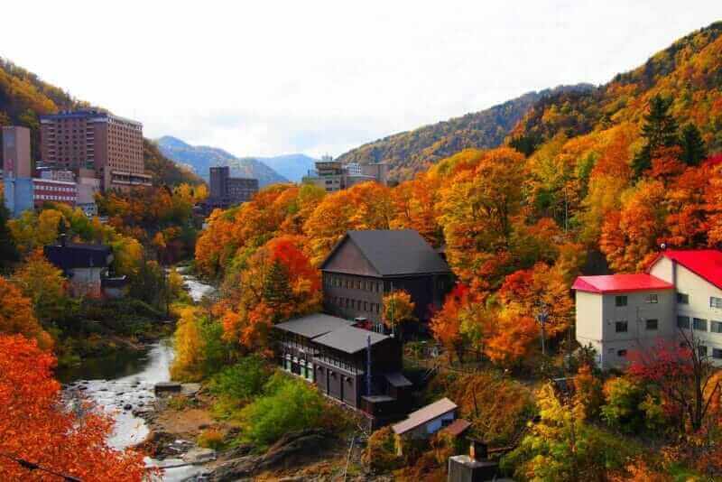 Jozankei Onsen in the beautiful valley outside Sapporo
