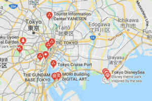 Map of Tokyo