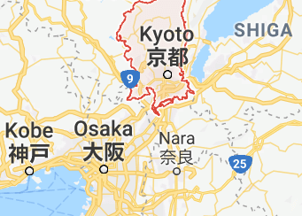 Map of Kyoto