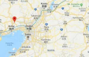 Map of Arima Onsen