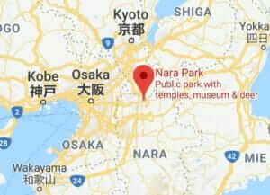 Map of Nara Park