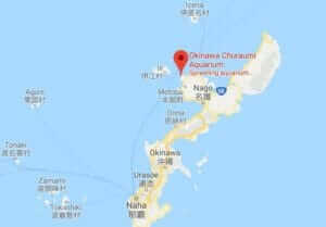 Map of Okinawa Churaumi Aquarium