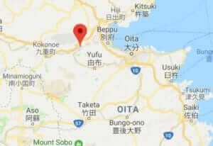 Map of Yufuin