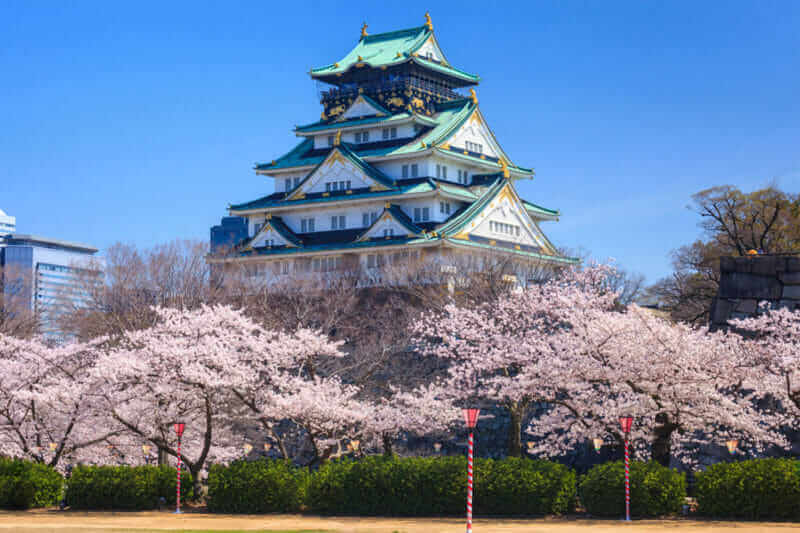 Osaka Castle in Spring