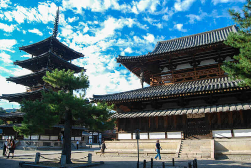 Listed as a World Heritage, Horyuji is a Buddhist temple and its pagoda is one of the oldest wooden buildings exist = ing in the worldshutterstock