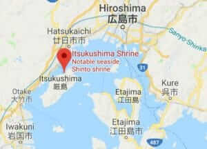 Map of Itsukushima Shrine