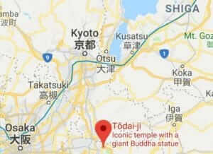 Map of Todaiji Temple
