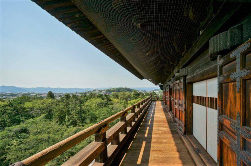 View from Second Story of Sanmon Gate of Nanzenji Temple in Kyoto, Japan = shutterstock