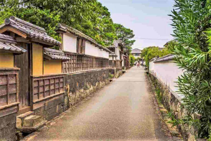 Hagi, Japan former castle town streets = shutterstock