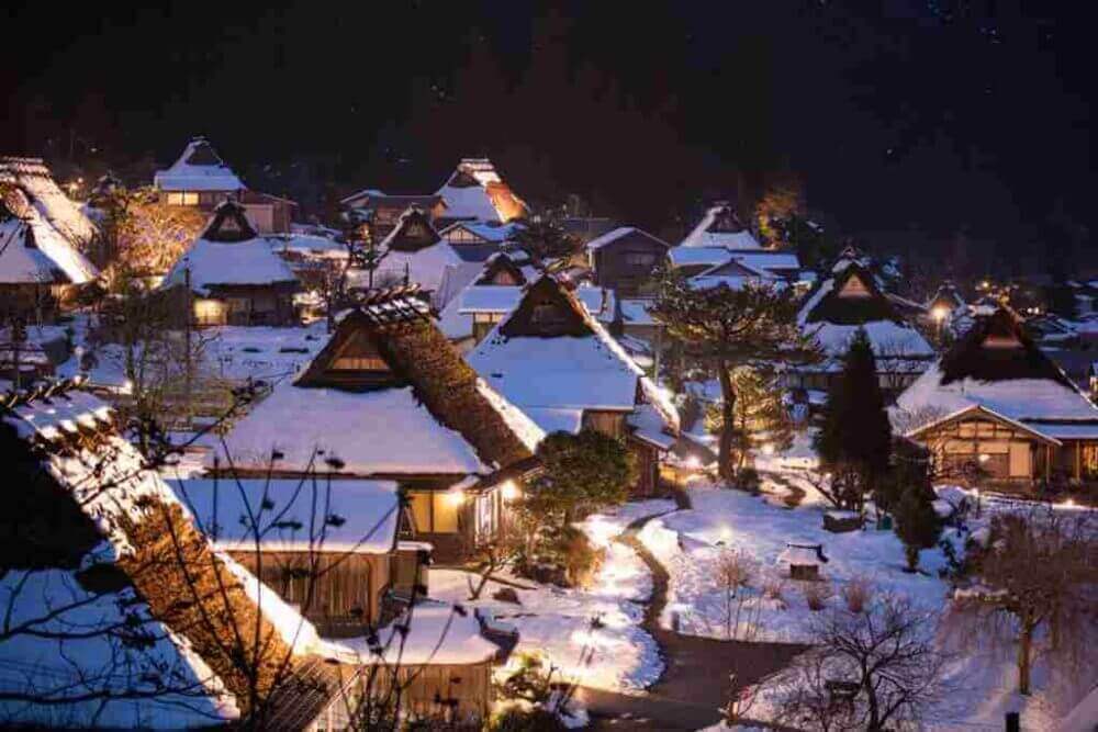 Miyama Kayabukinosato Kyoto Japan,Winter = shutterstock