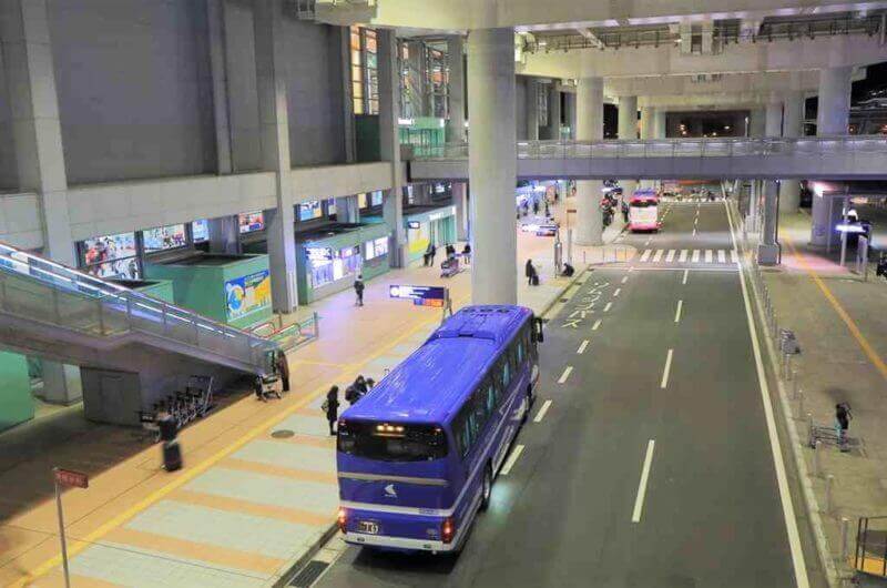 Kansai international airport bus terminal, Osaka, Japan = shutterstock