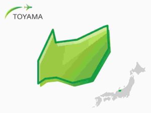 Map of Toyama