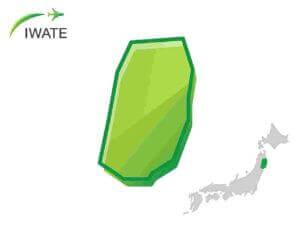 Map of Iwate