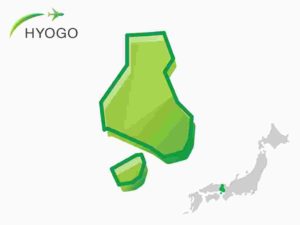 Map of Hyogo