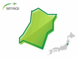 Map of Miyagi
