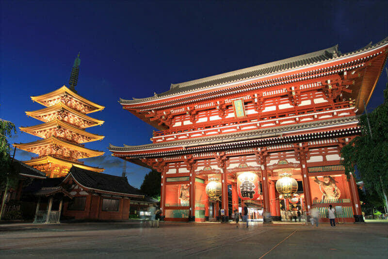 Senso-ji Temple, Asakusa, Tokyo, Japan = shutterstock