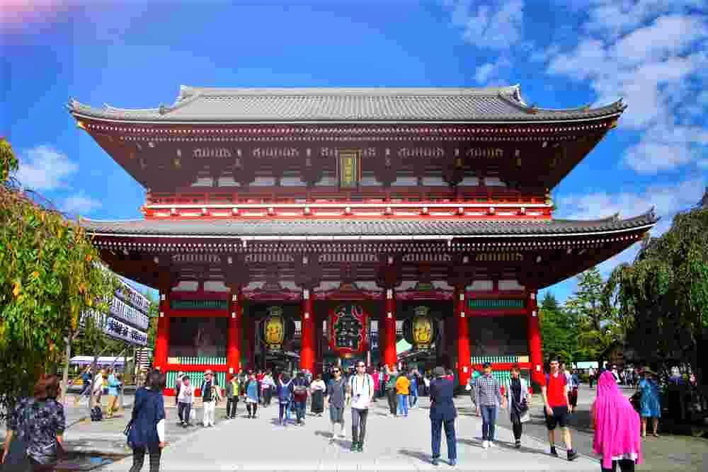 October 13, 2016: Sensoji Temple in Tokyo, Japan = Shutterstock