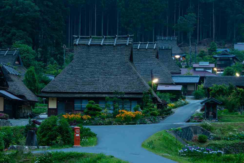 In Miyama you can experience the calm Japanese rural landscape