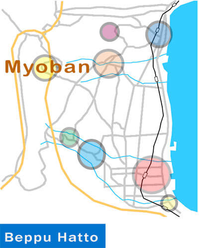 Map of Myoban Onsen