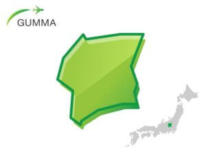 Map of Gunma