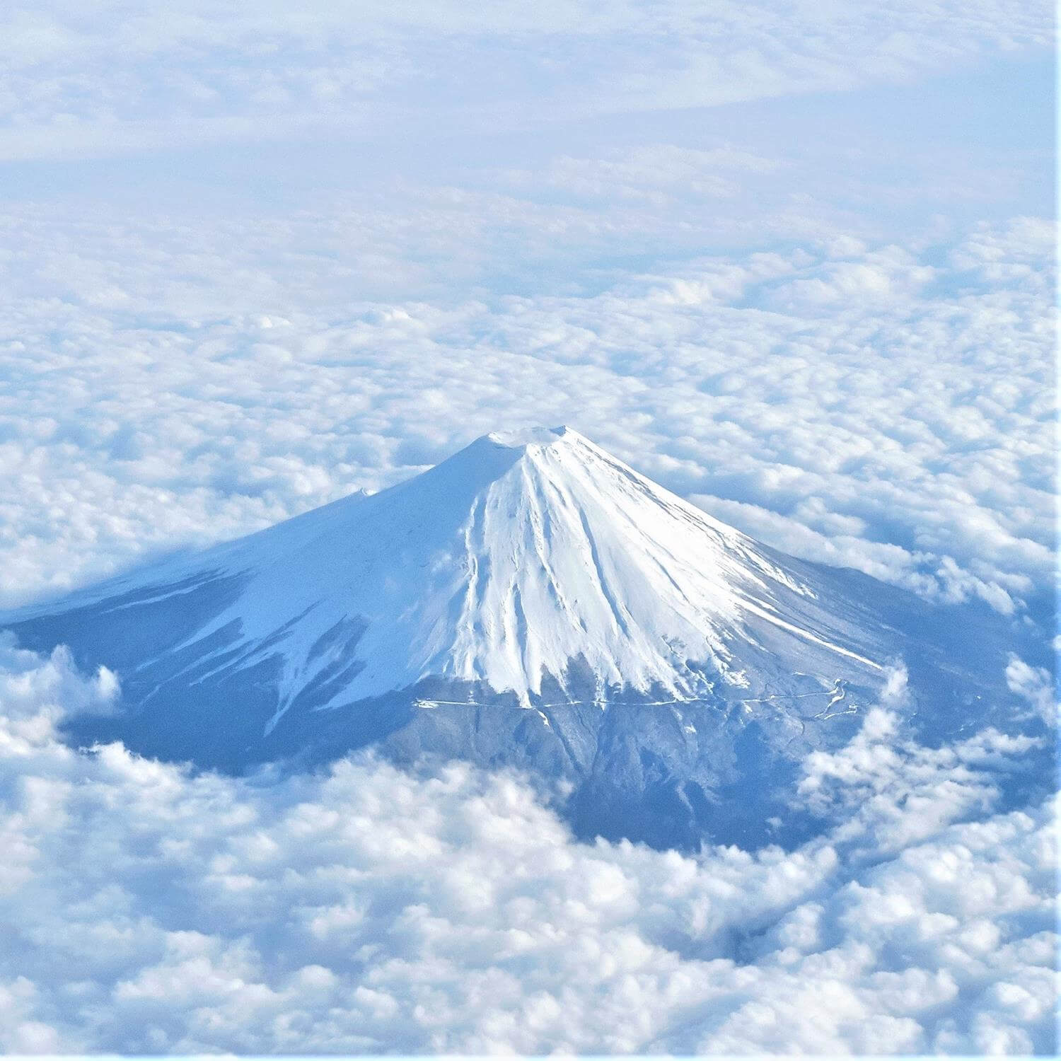 Snow-covered Mt. Fuji 3