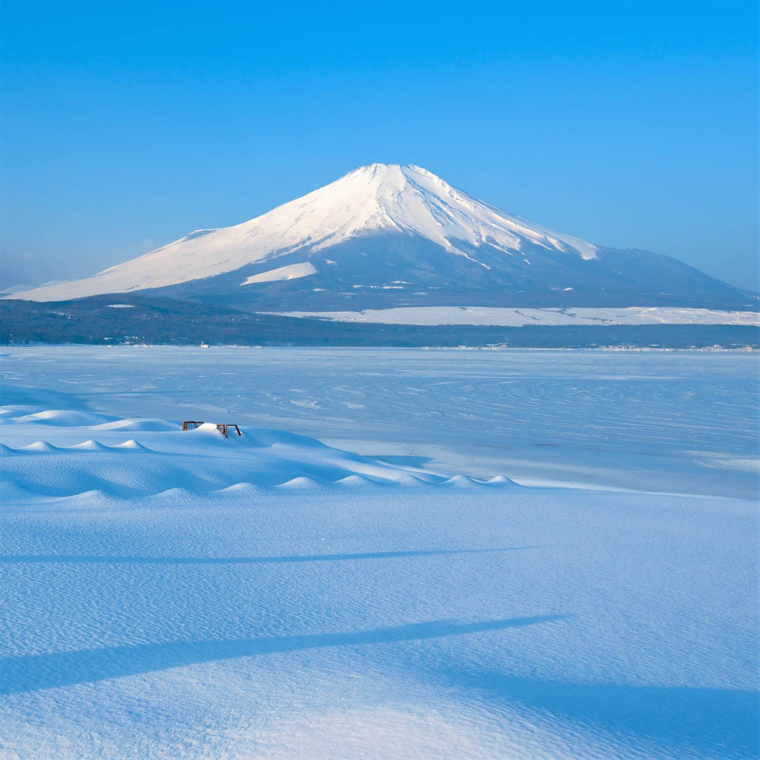Snow-covered Mt. Fuji 9