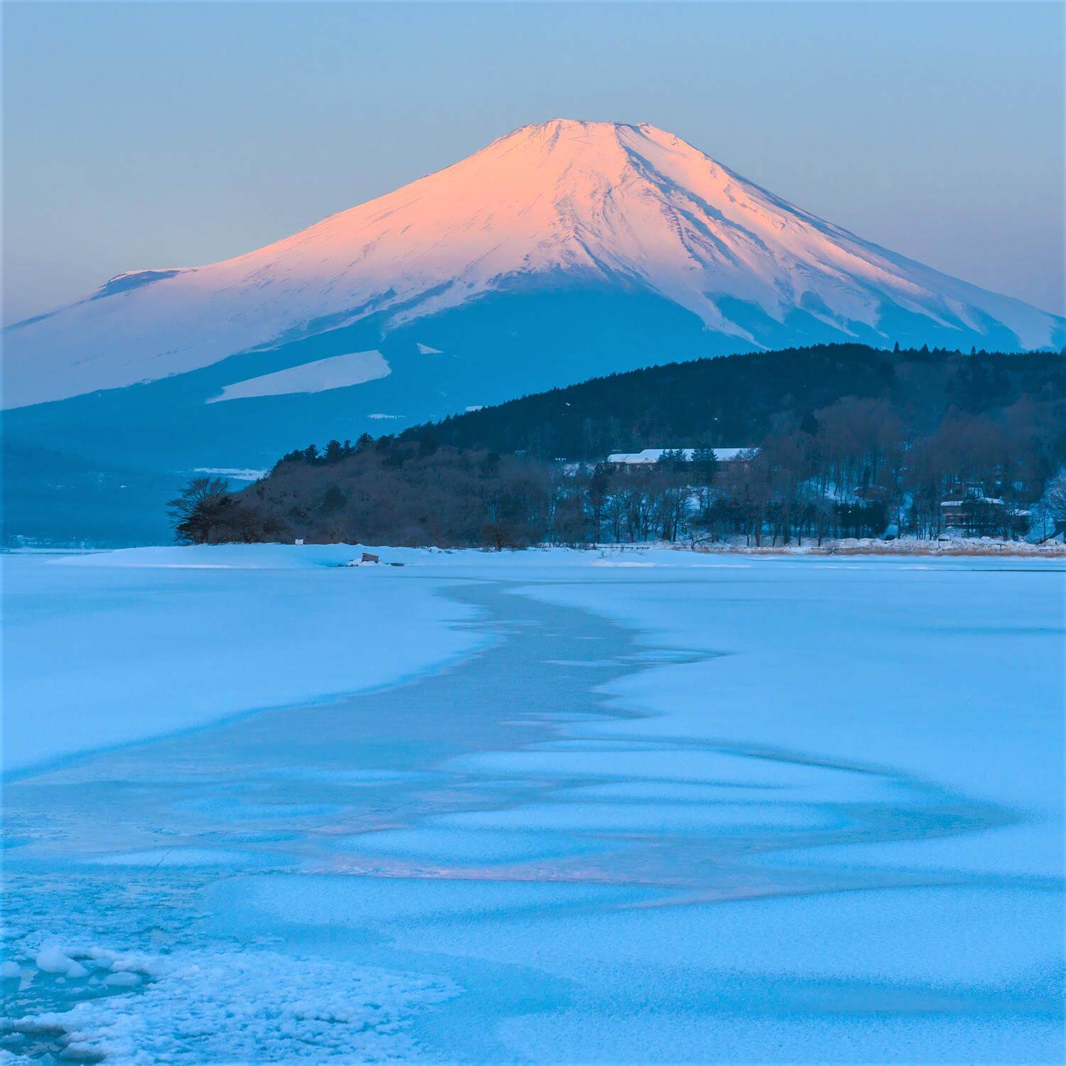 Snow-covered Mt. Fuji 10