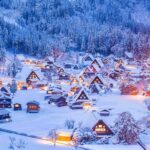 Photos of snow-covered villages1 Shirakawago