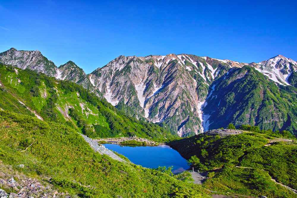 Hakuba is popular for hiking trails in the summer = Shutterstock