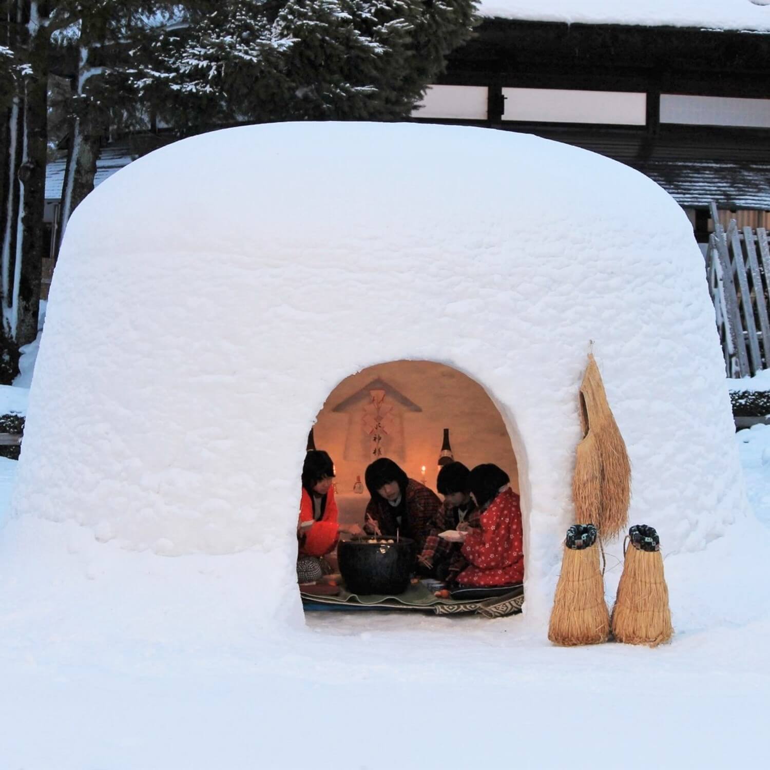 "Kamakura" at Yokote Snow Festival, Yokote City, Akita Prefecture 2