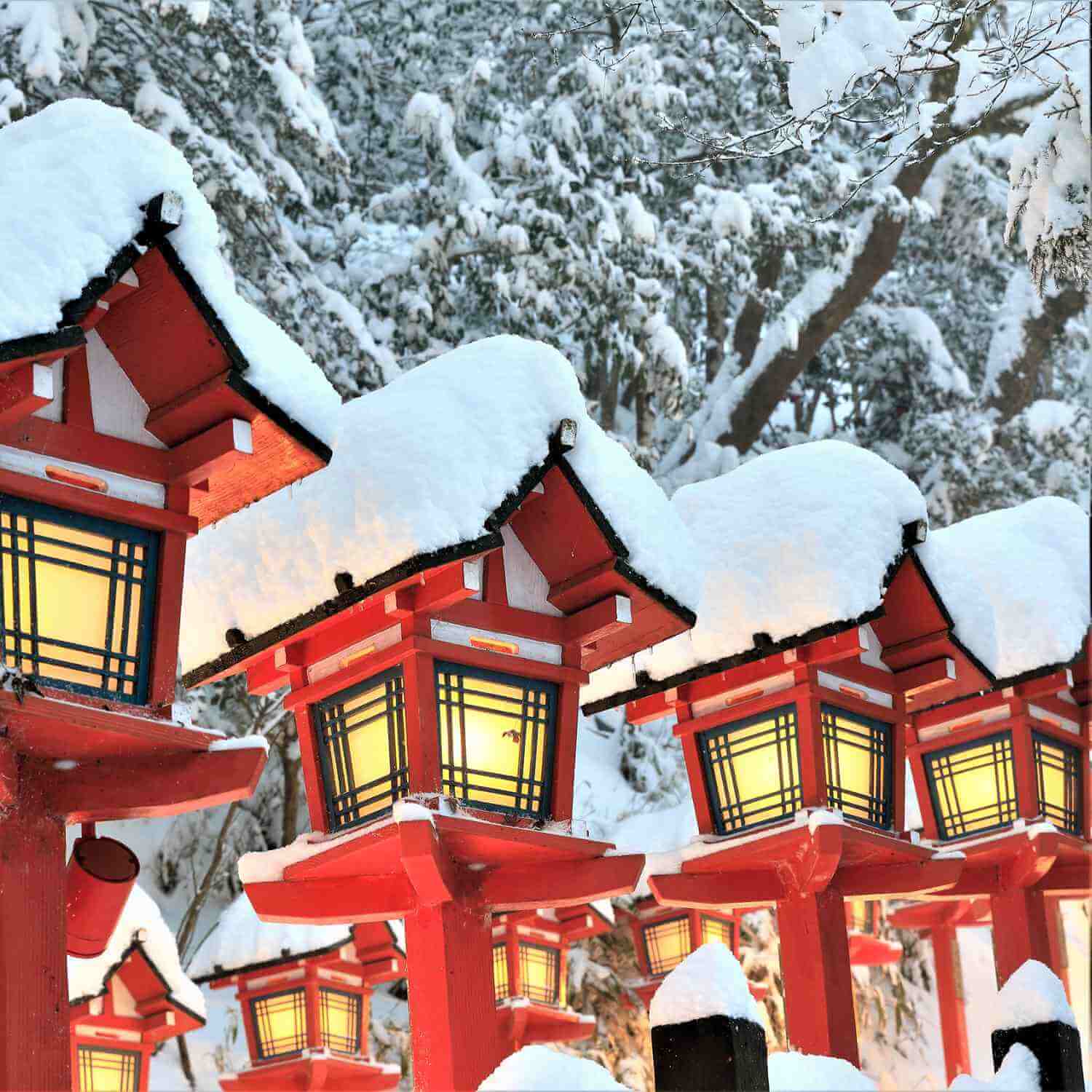 In the northern part of Kyoto, it sometimes snows in the winter =Shutterstock 3