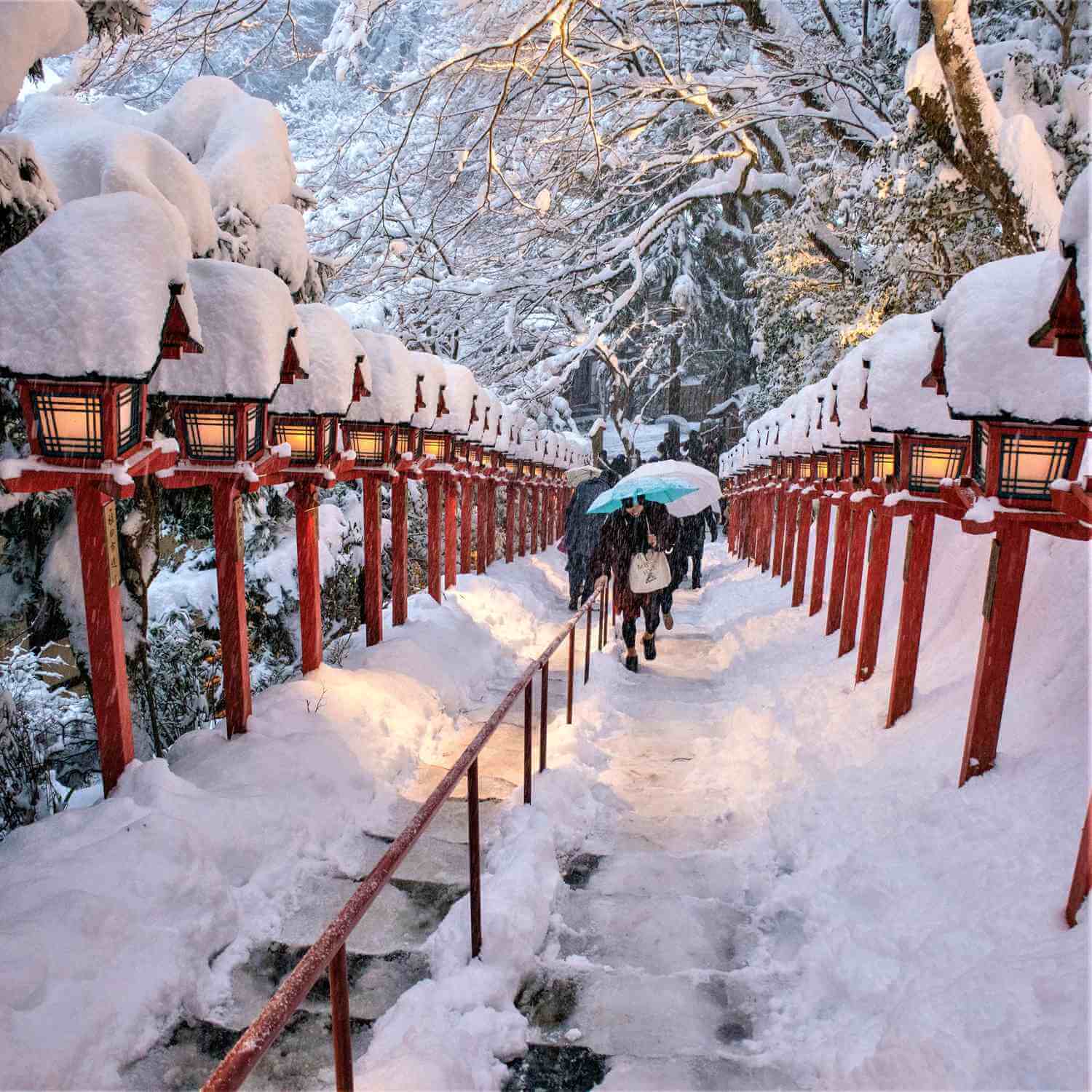 In the northern part of Kyoto, it sometimes snows in the winter =Shutterstock 4