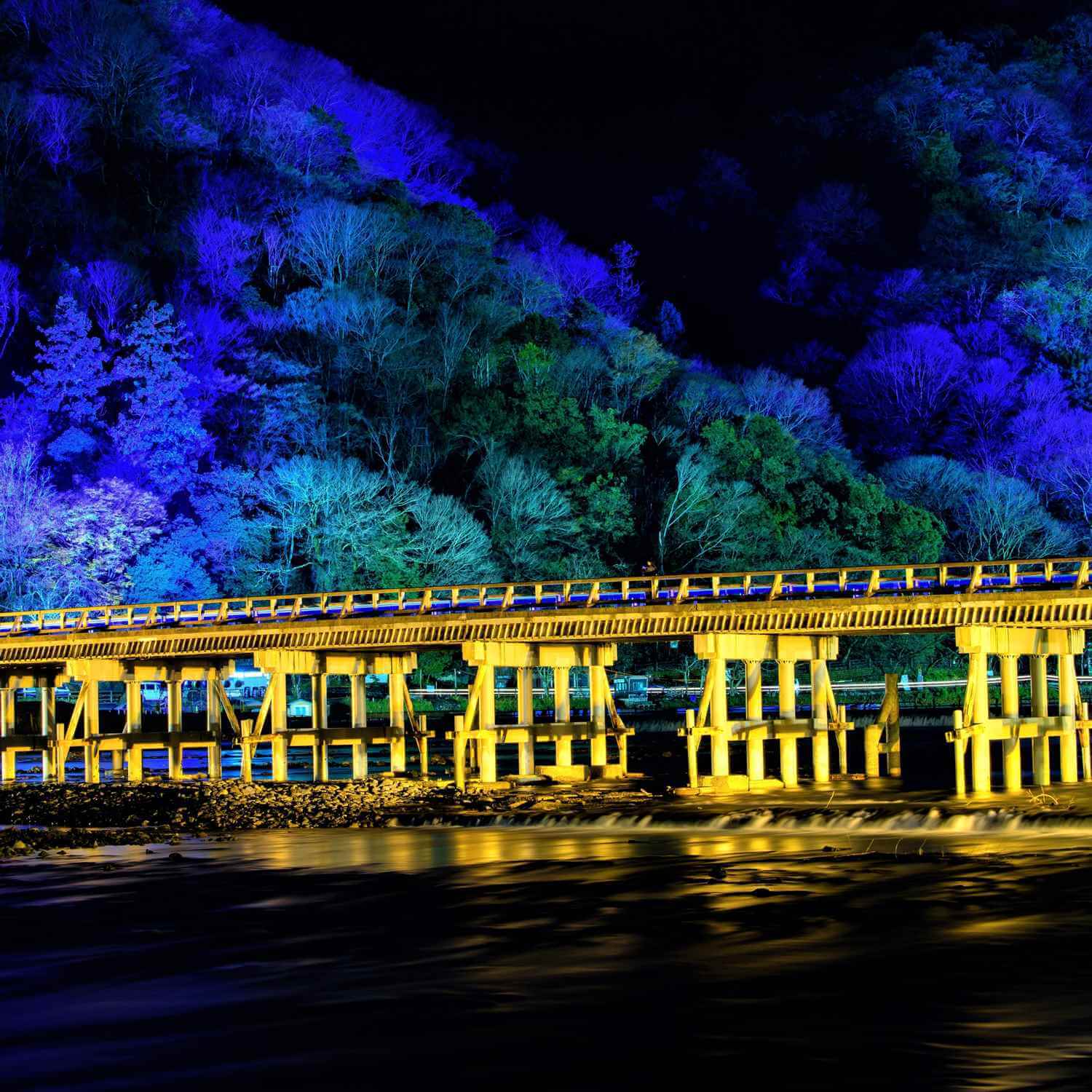 The fantastic illumination “Hanatouro” in Arashiyama, Kyoto = Shutterstock 3