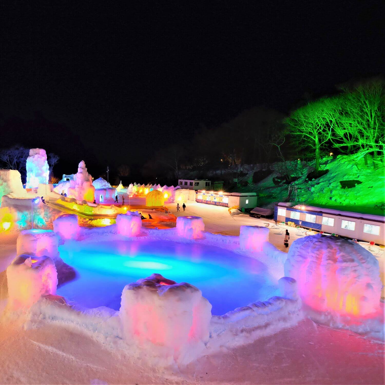 The Lake Shikotsu Ice Festival held every winter, Hokkaido = Shutterstock 3