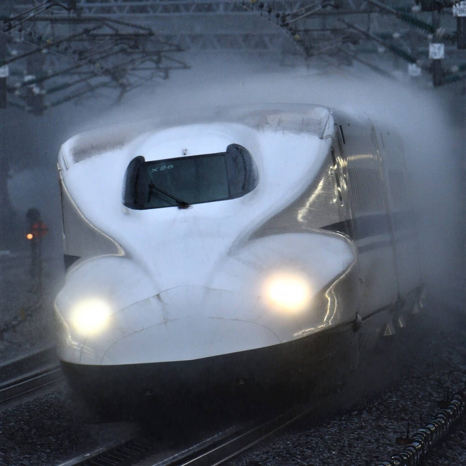 The Shinkansen connects various parts of Japan in accurate time 9