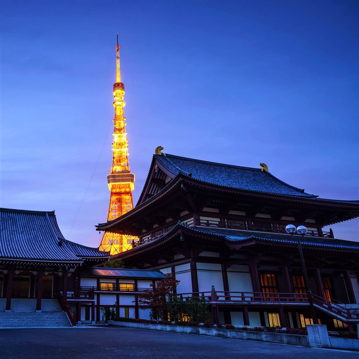 Lighting design in Japan: Tokyo Tower = Shutterstock 1