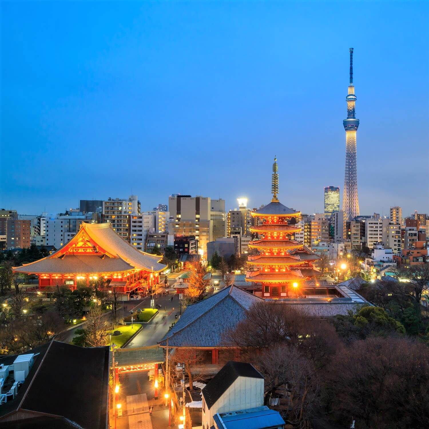 Lighting design in Japan: Tokyo Skytree = Shutterstock 1