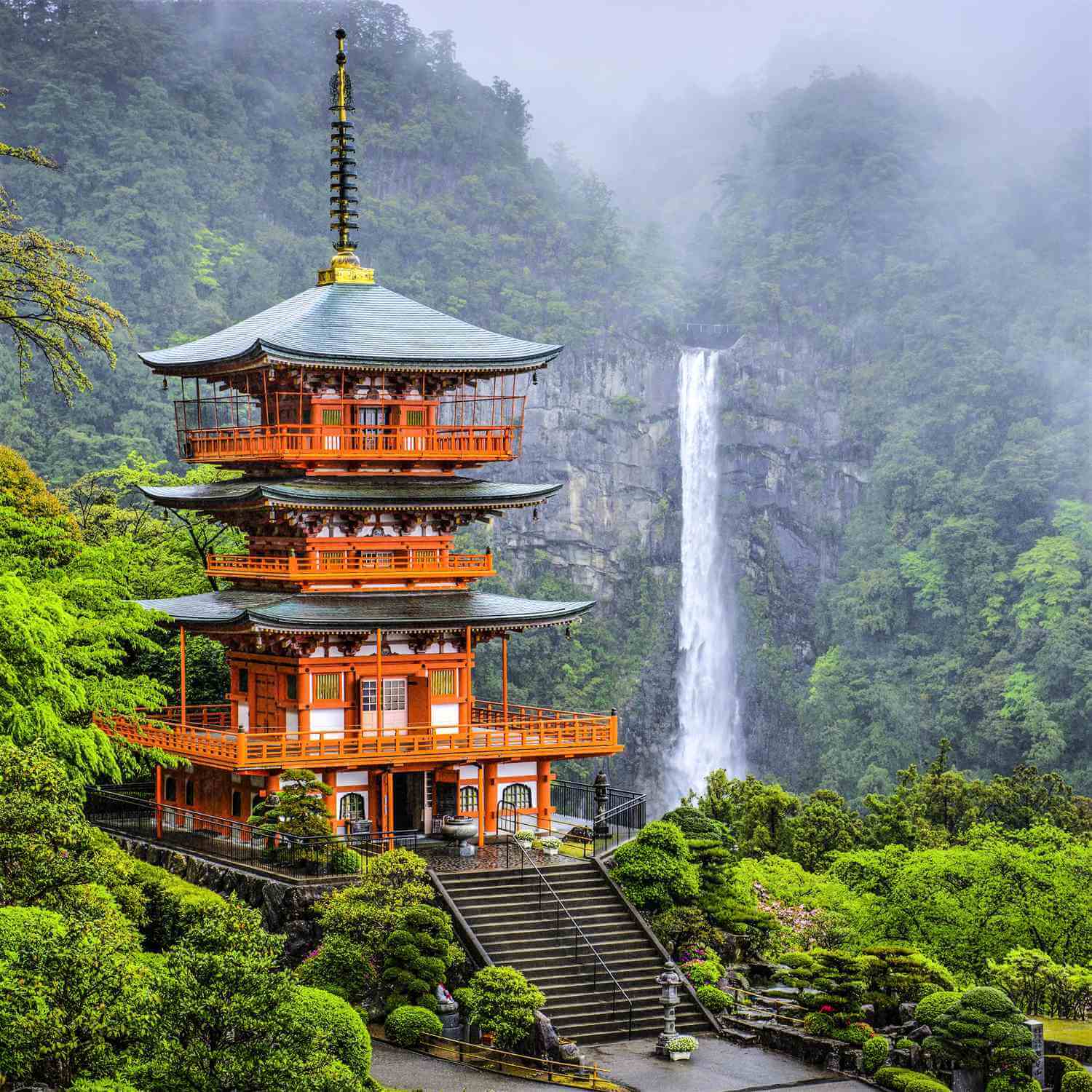 Kumano Kodo Pilgrimage Route in Wakayama Prefecture, Japan = Shutterstock 1