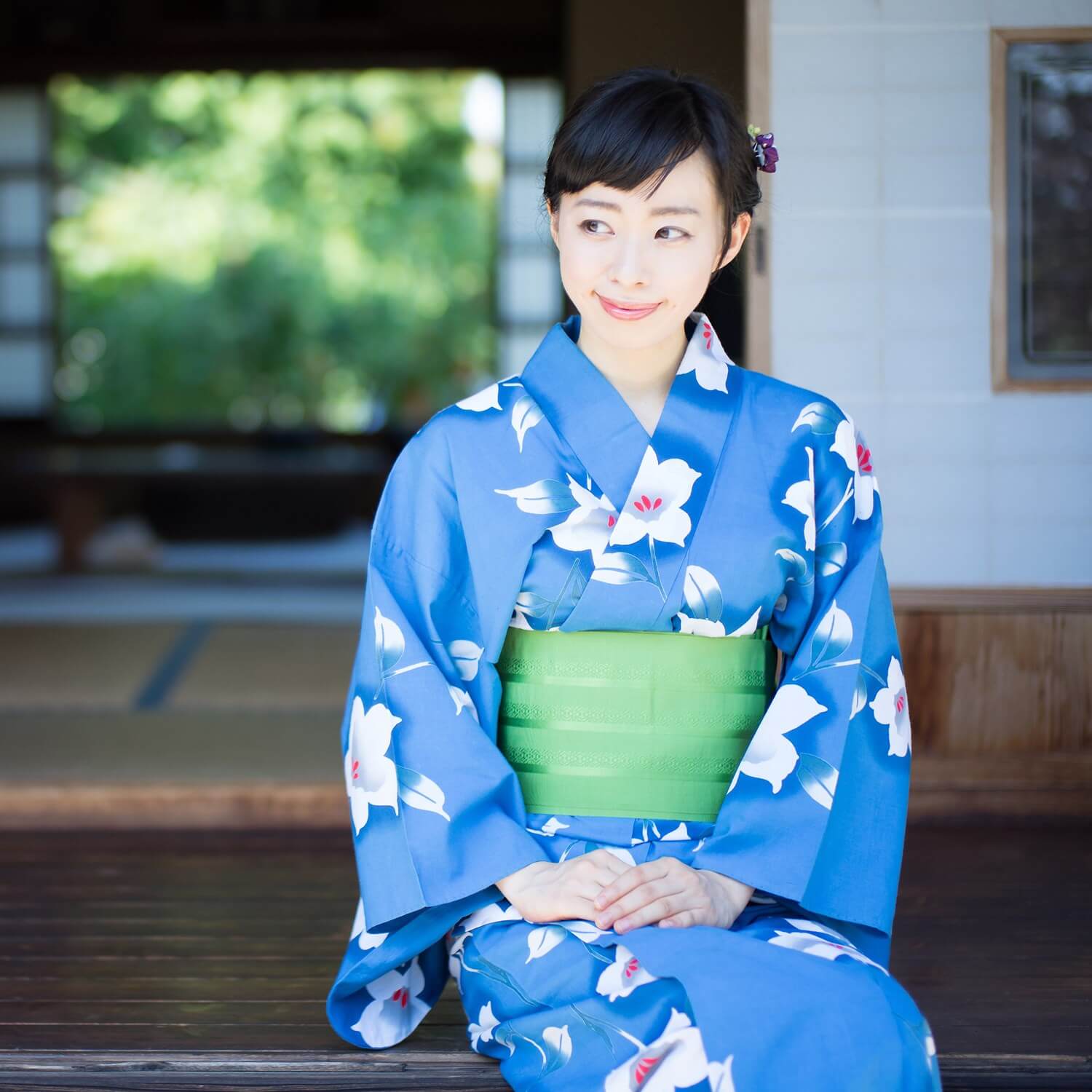 Japanese Woman Wearing Kimono = AdobeStock 3