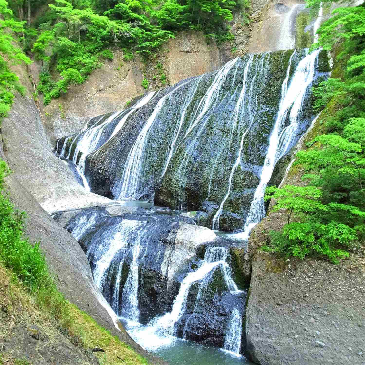 Fukunoda-no-Taki (Fukuda Waterfall ) in spring = Shutterstock 2