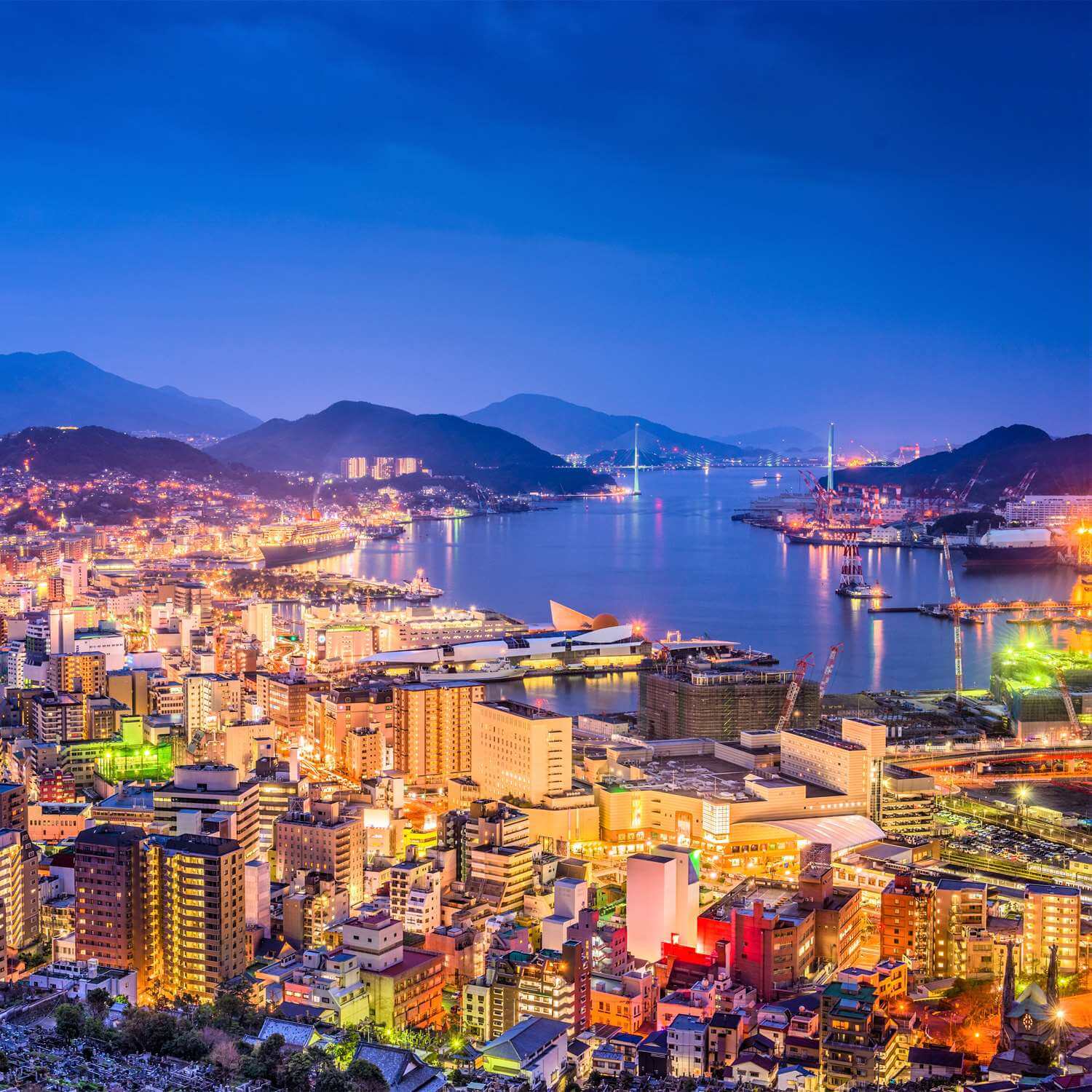 Nagasaki City, Kyushu, Japan = Shutterstock 10