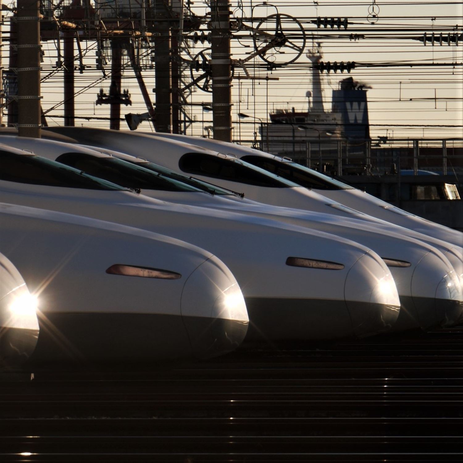 The Shinkansen connects various parts of Japan in accurate time