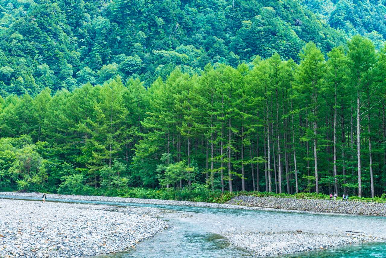 The area around the Azusa River in Kamikochi is perfect for a walk, Nagano Prefecture, Japan = Adobe Stock