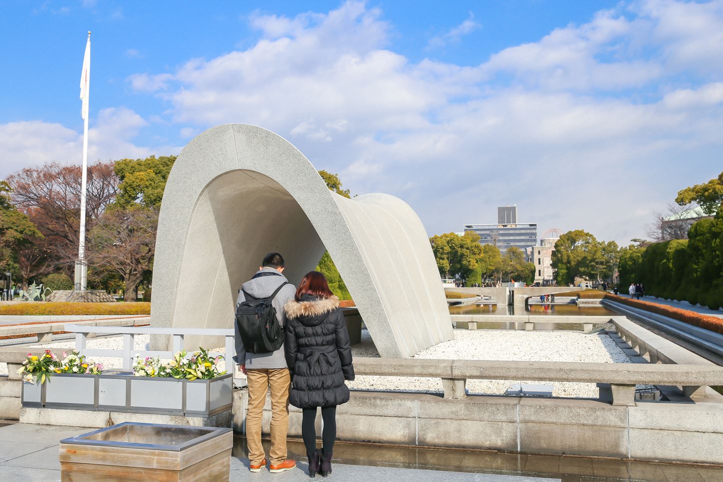 Sightseeing scenery that simply shows the weather Hiroshima in December4