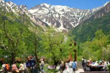 Sightseeing scenery that simply shows the weather in Nagano in June1