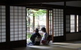 Sightseeing scenery that simply shows the weather in Kyoto in August1